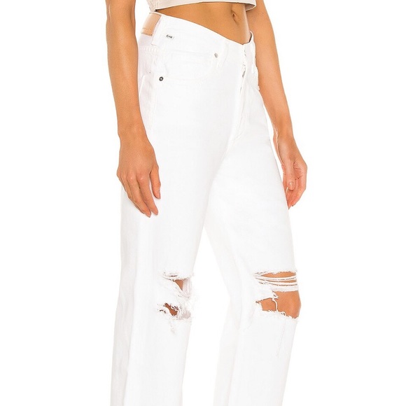 ❤️❤️❤️Class Cavalli Slightly Wide Leg cropped flare white jeans size 29 US❤️❤️❤️ - Picture 2 of 11